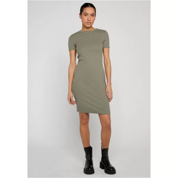  Rochie URBAN CLASSICS TB8275 MĂSLINE PALID 