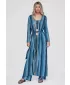 Cardigan de damă OMBRE OW-UW-E0001 ALBASTRU