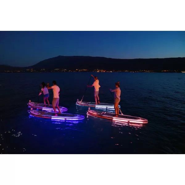  Placă cu vâsle AQUA MARINA Glow NEDETERMINAT 