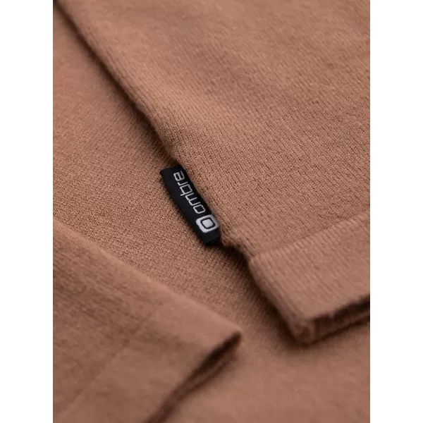  Tricou pentru bărbați cu guler OMBRE OM-POLS-0138 MARO DESCHIS 