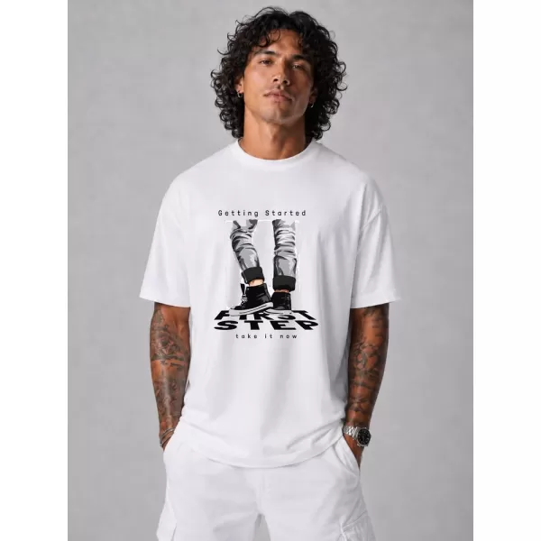  Tricou pentru bărbați DSTREET NX1022R-WH-O ALB 