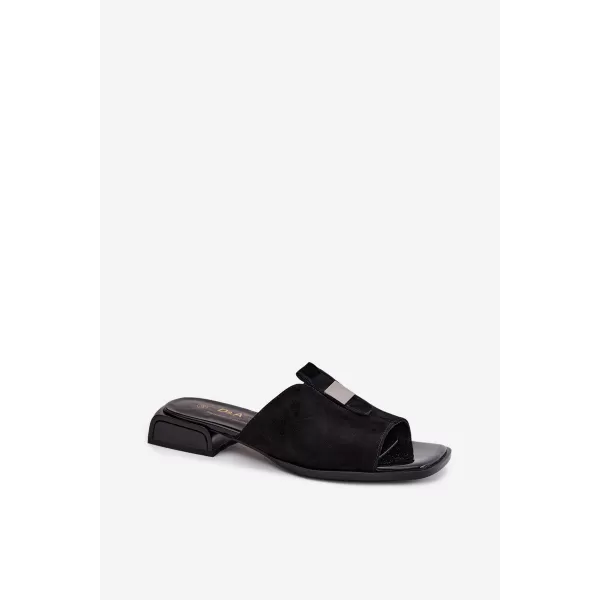  Papuci de damă D&A JC61-1002 NEGRU 