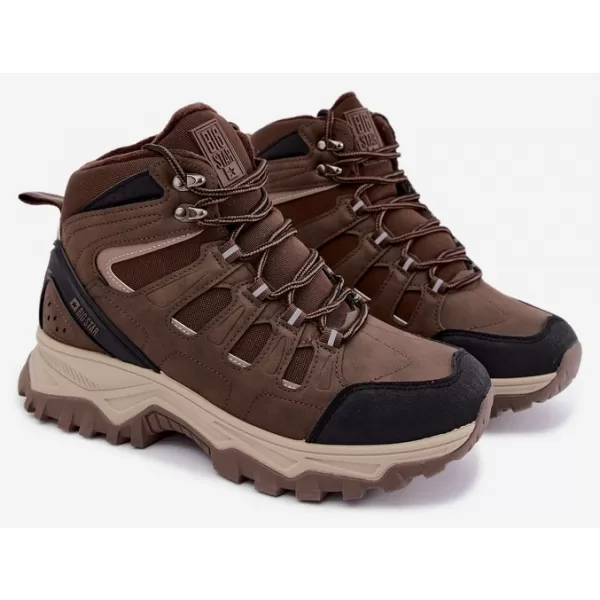  Pantofi pentru bărbați BIG STAR SHOES UU174316 UMBRE MARO/BEJ 