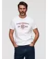 Tricou pentru bărbați OMBRE OM-TSPT-0269 ALB