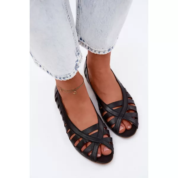 Pantofi de balet pentru femei MACIEJKA P7540-01/00-1 NEGRU 
