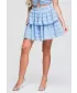 Fusta de dama OMBRE OW-GL-E0014 ALBASTRU