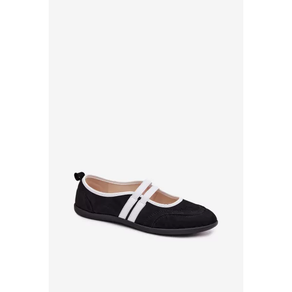  Balerini de dama BOTO 22-383 NEGRU 