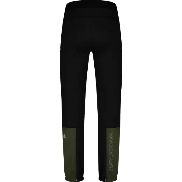  Pantaloni multisport impermeabili pentru bărbați NORDBLANC RIDGEWALK NBSPM8325 VERDE ÎNCHIS 