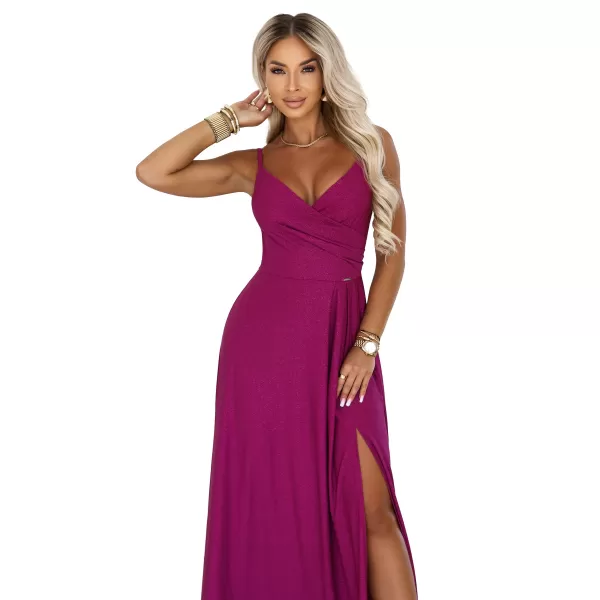  Rochie NUMOCO 299-21 BROCART FUCSIA 