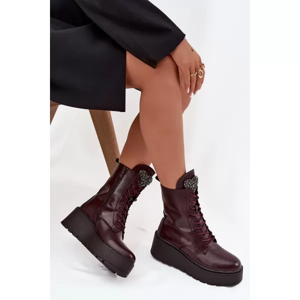 Pantofi de dama BOTO SFY2478-19 CLARET 