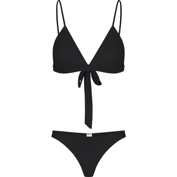  Fund de bikini de damă NORDBLANC TWINKLE NBSSS8242 NEGRU 