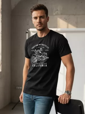 Tricou pentru bărbați DSTREET NX050R NEGRU