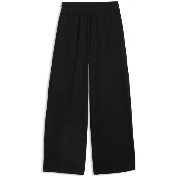  Pantaloni de trening pentru femei PUMA CLASS RELAXED WIDE LEG PANTS 69401301 PUMA NEGRU 