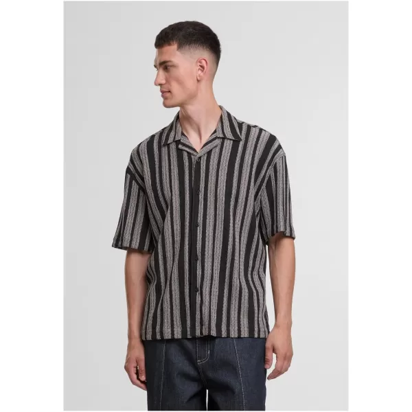  Cămașă pentru bărbați URBAN CLASSICS TB8216-00826 NEGRU/ALB 