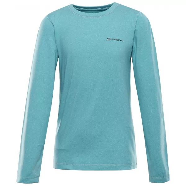  Tricou pentru copii cu uscare rapidă ALPINE PRO LOUSO AQUA MARE 