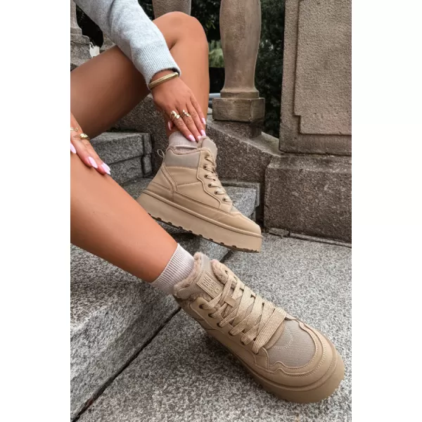  Oameni de zăpadă pentru femei BIG STAR SHOES UU274166 BEJ 