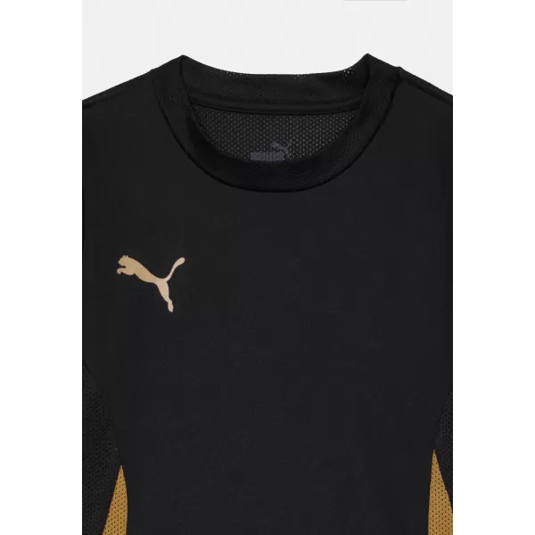  Cămașă sport pentru copii PUMA TEAMGOAL MATCHDAY JERSEY JR 70574828 PUMA NEGRU/PUMA AURIU/AURIU MAT 