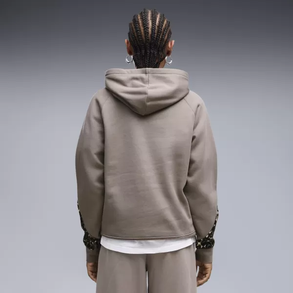  Hanorac de dama PUMA SPORT ANIMAL STANDARD HOODIE FL 69400781 GRI ȘOARECE 