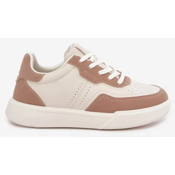  Adidași de damă BIG STAR SHOES UU274275 ALB/BEJ 