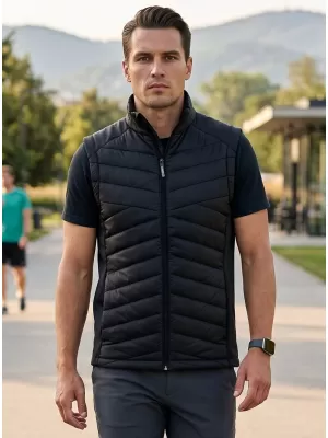 Vestă hibridă pentru bărbați MALFINI PREMIUM CROSS 557 NEGRU