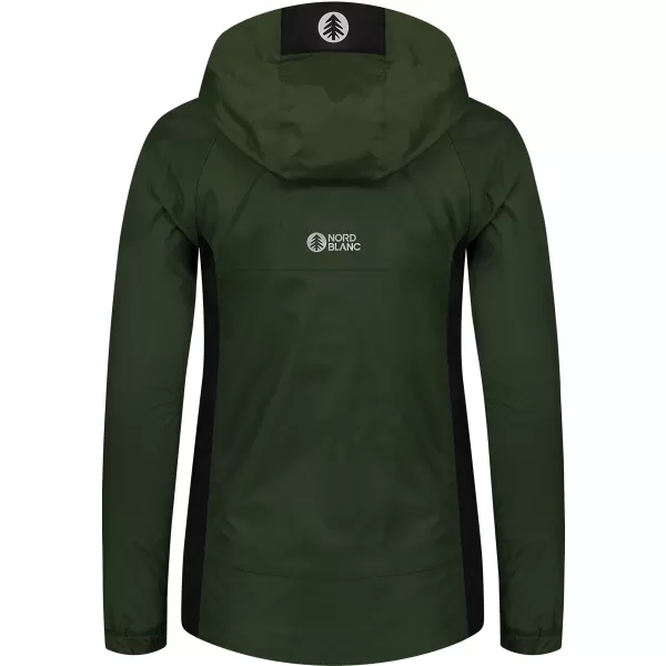 Jachetă impermeabilă pentru femei NORDBLANC ELDER NBSJL8318 VERDE 