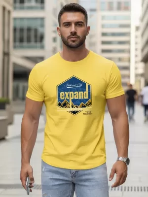 Tricou pentru bărbați DSTREET NX5004R-YE CHIHLIMBAR