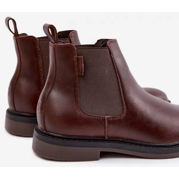  Pantofi pentru bărbați BIG STAR SHOES UU174279 UMBRE MARO/BEJ 