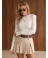 Tricou de damă DSTREET RY2941 ALB