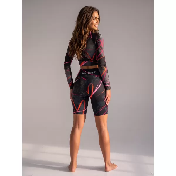  Jambiere premium pentru genunchi pentru femei (marimi noi) ALTISPORT VOJ/ALW082LEG06 NEGRU 