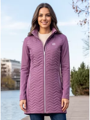 Palton hibrid de damă ALTISPORT IRYSA VIOLET