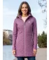 Palton hibrid de damă ALTISPORT IRYSA VIOLET