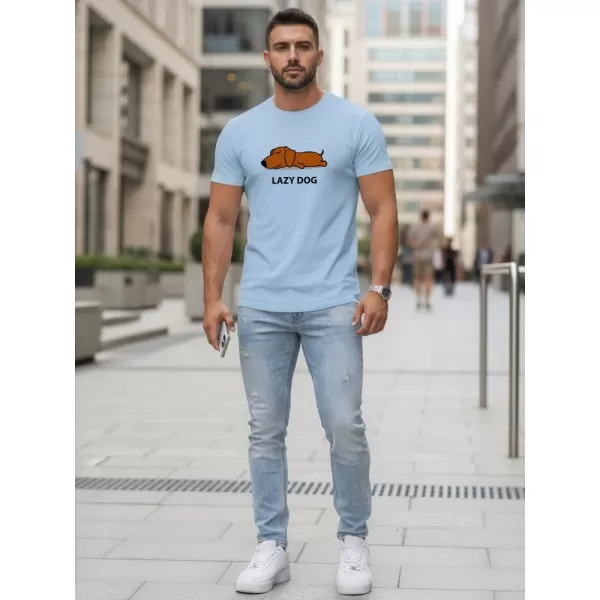  Tricou pentru bărbați DSTREET NX5092R-SK ALBASTRU DESCHIS 
