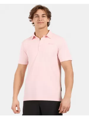 Tricou pentru bărbați cu guler KILPI OLIVA-M 1M0311KI ROZ