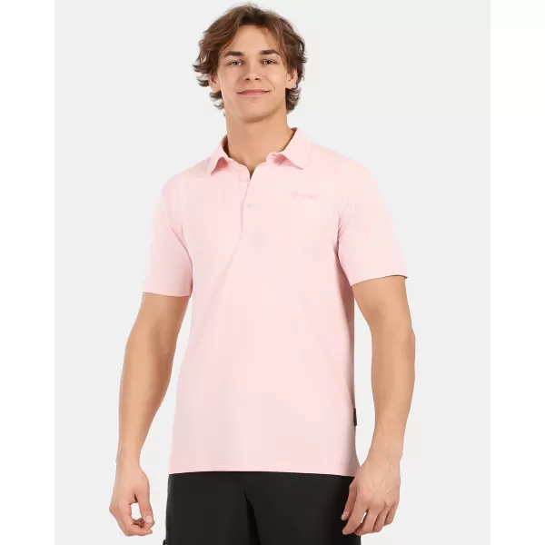  Tricou pentru bărbați cu guler KILPI OLIVA-M 1M0311KI ROZ 