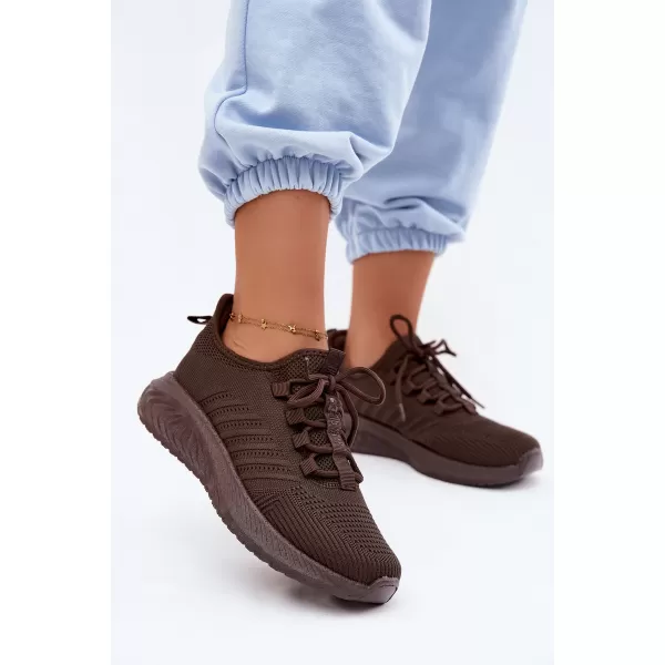  Adidași de damă BIG STAR SHOES UU274055 MARO/BEJ 