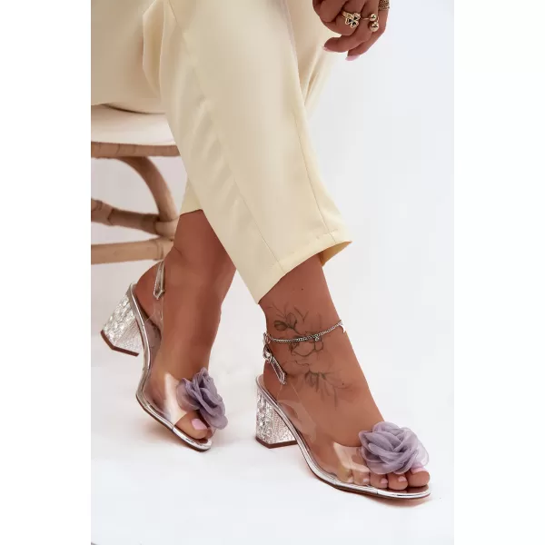  Sandale de dama D&A MR61-9011 ARGINT 