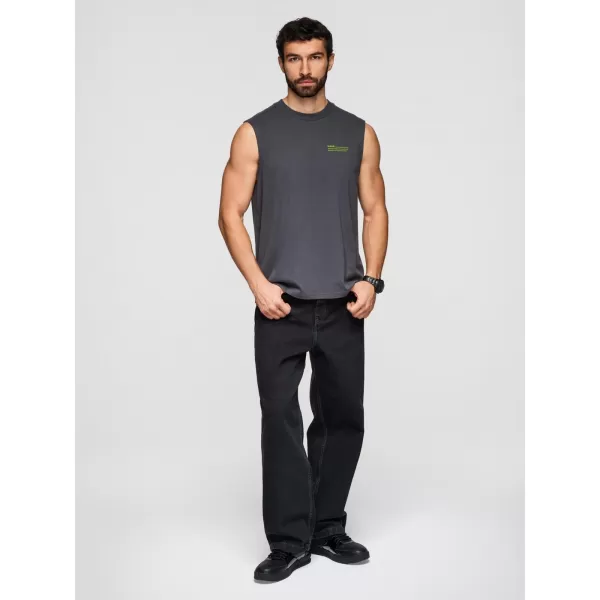  Tricou pentru bărbați OMBRE OM-TSTT-0243 GRAFIT 