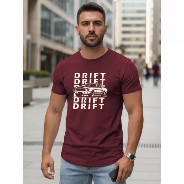  Tricou pentru bărbați DSTREET NX5081R CLARET 
