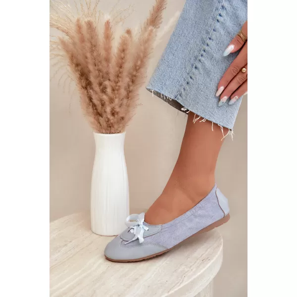  Balerini de dama BOTO 8531 ALBASTRU 