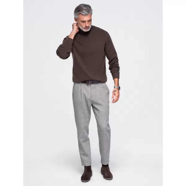  Gât bărbătesc pentru bărbați OMBRE OM-SWTN-0192 MARO 