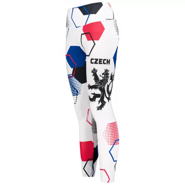  Jambiere funcționale lungi premium pentru femei (dimensiuni noi) ALTISPORT VOJ/ALW036LEG05 HEXA ALB 