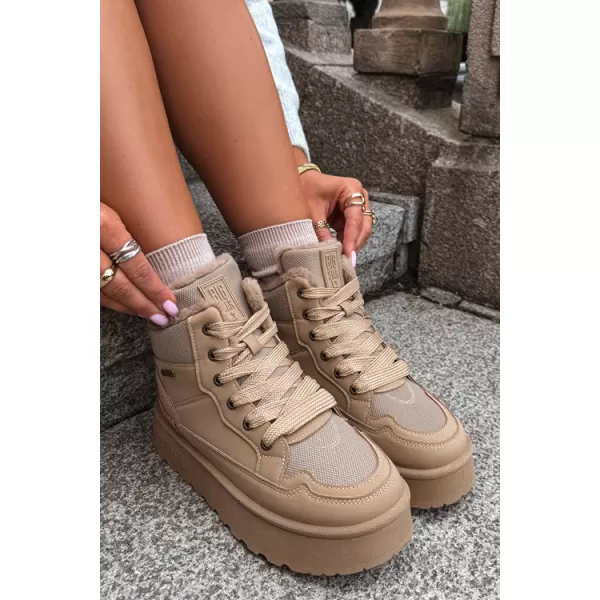  Oameni de zăpadă pentru femei BIG STAR SHOES UU274166 BEJ 