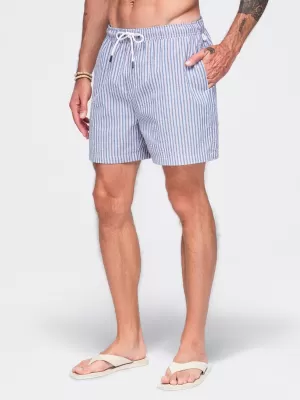 Pantaloni scurți pentru bărbați OMBRE OM-SRSS-0214 ALBASTRU STINS