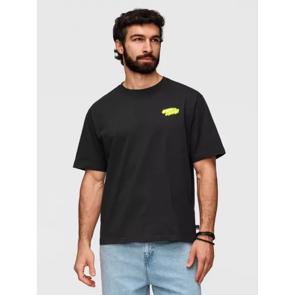  Tricou pentru bărbați OMBRE OM-TSPT-0288 NEGRU 