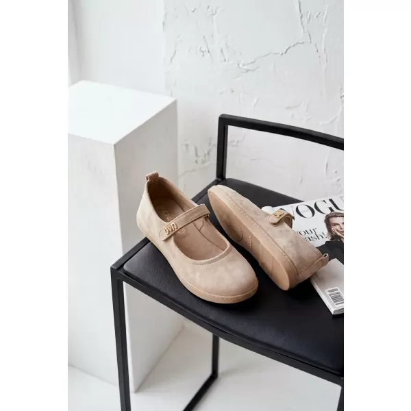  Balerini de dama ZAZOO 10206 BEJ 
