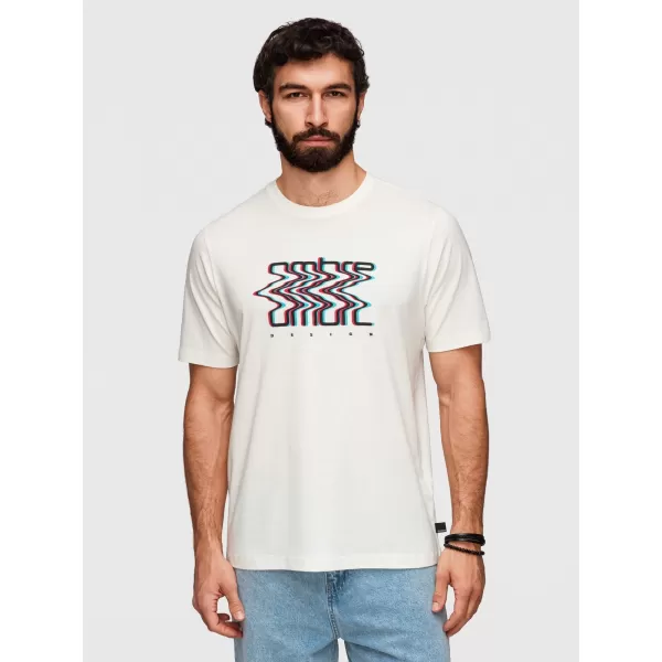  Tricou pentru bărbați OMBRE OM-TSPT-0286 ALB 