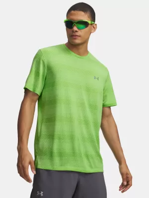 Tricou pentru bărbați UNDER ARMOUR VELOCITI SS 6009517-712 VERDE