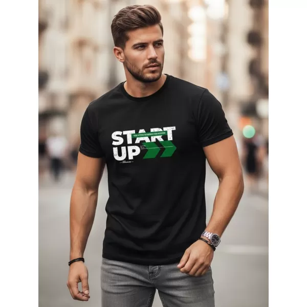  Tricou pentru bărbați DSTREET NX0150R-BK NEGRU 