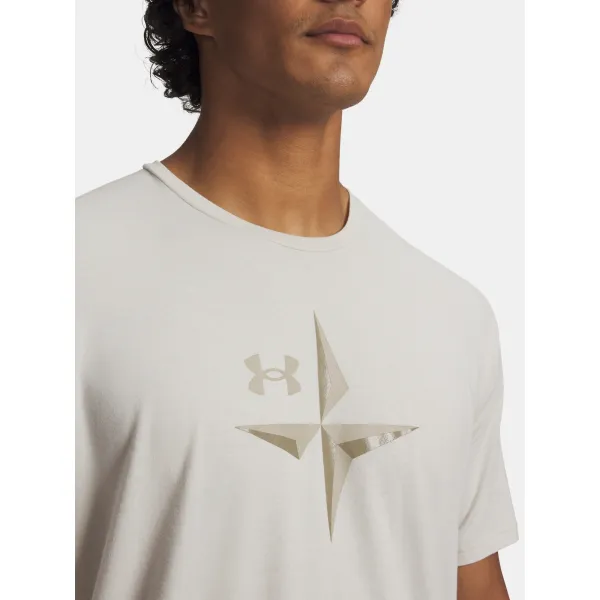  Tricou pentru bărbați UNDER ARMOUR EXPLOR GRAPHIC SS 6012783-110 ALB 