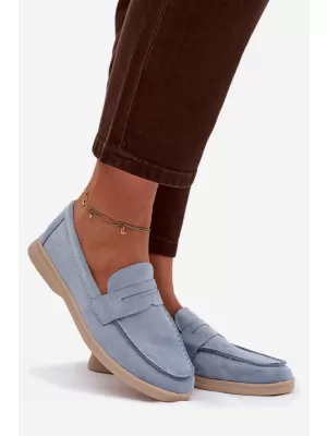 Mocasini de dama BOTO QQ-278 ALBASTRU